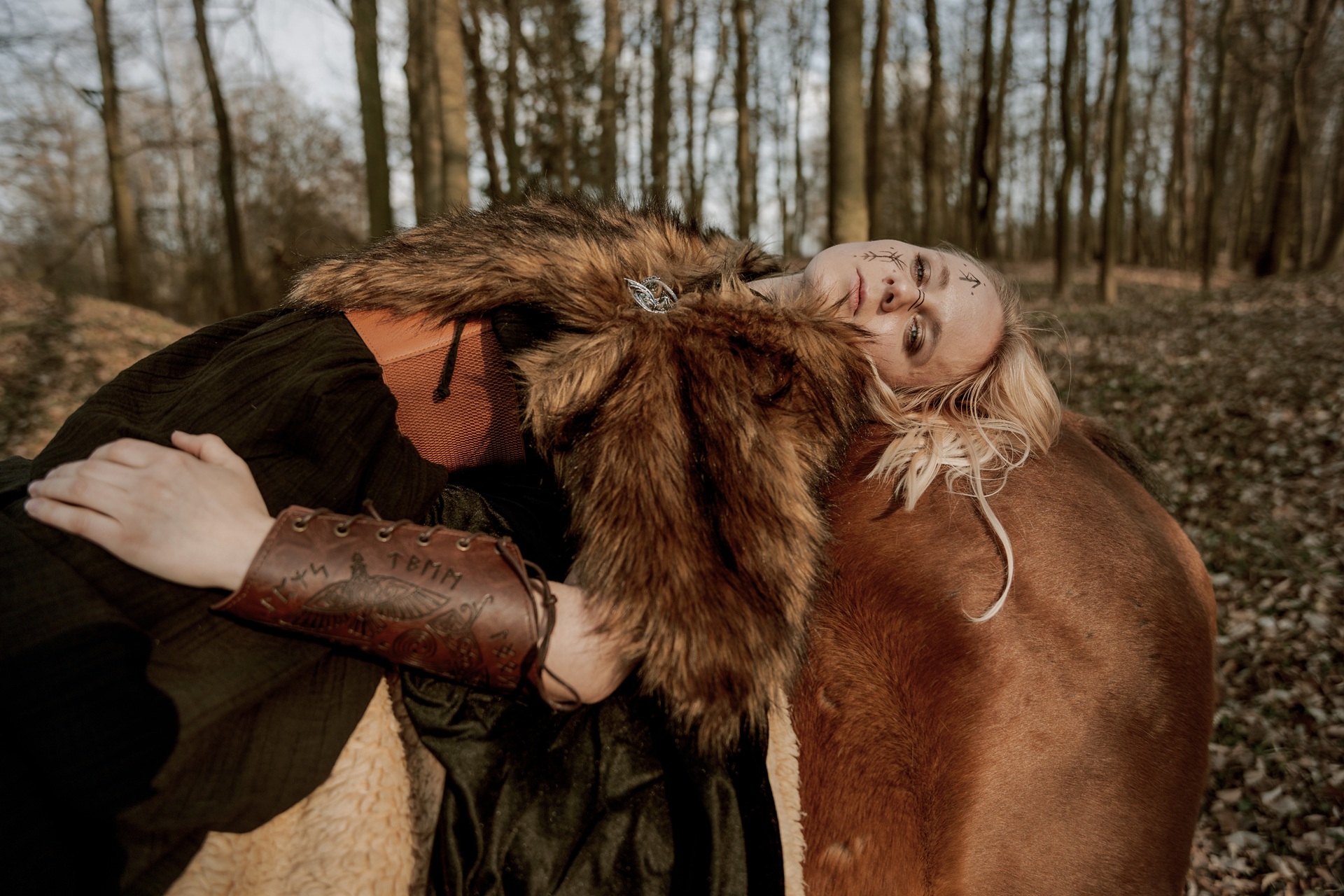 Fantasy portrét s koněm