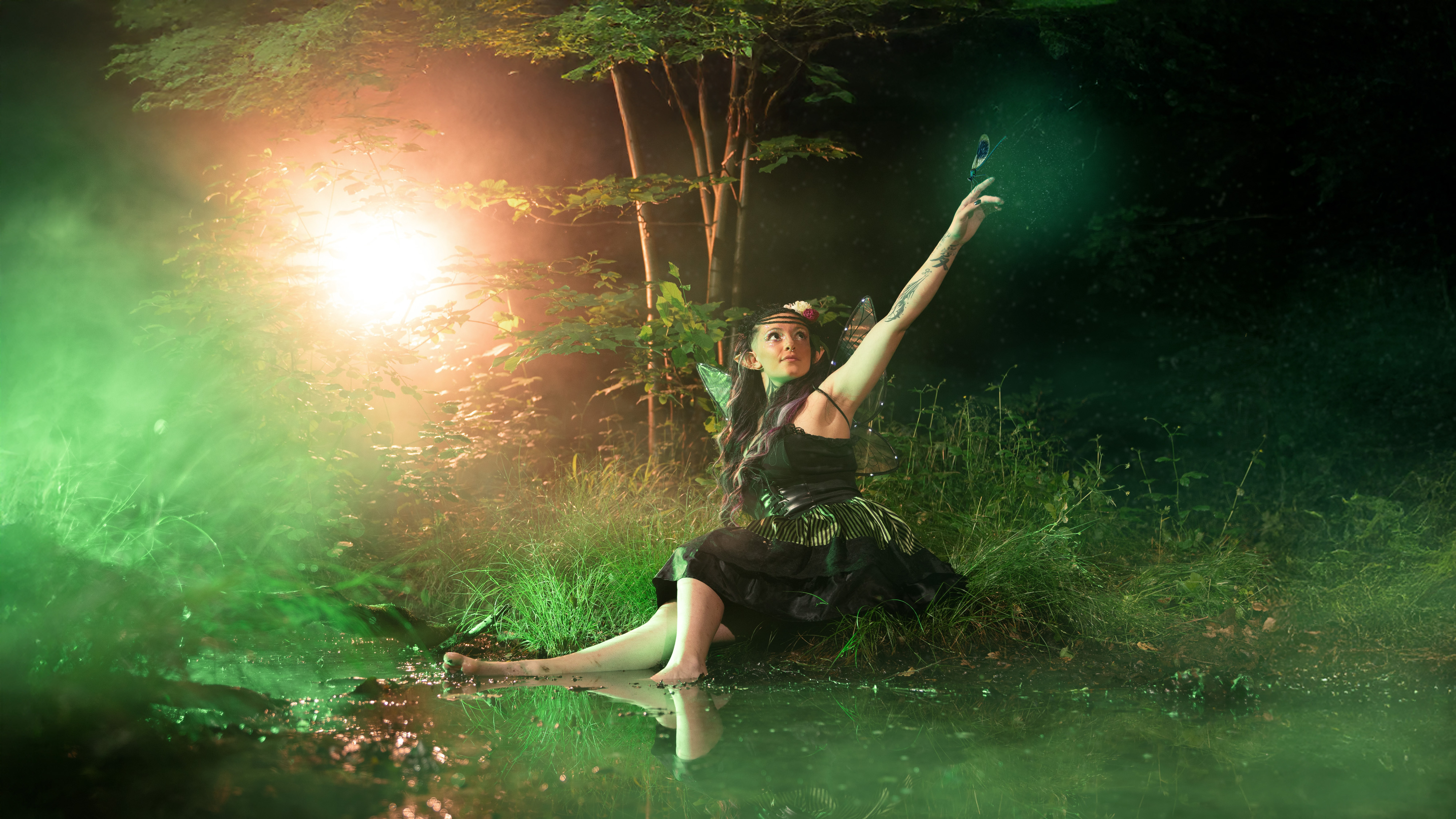 Fantasy portrét s koněm